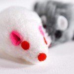 Fun Rattling Fur Mice Cat Toys - 12 Pack