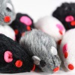 Fun Rattling Fur Mice Cat Toys - 12 Pack