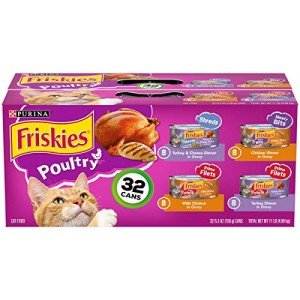 Friskies Poultry Variety Canned Cat Food Pack