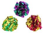 PetFavorites Mylar Crinkle Cat Toys - 12 Pack