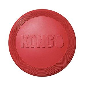 KONG Flyer - Durable Rubber Frisbee for Large Dogs