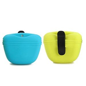 RoyalCare Portable Silicone Dog Treat Pouch, 2-Pack