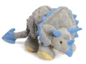 goDog Large Gray Squeaky Plush Dog Toy