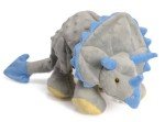 goDog Large Gray Squeaky Plush Dog Toy
