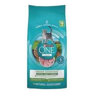 Purina One Indoor Adult Cat Food, 16 lb