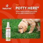 NaturVet Potty Here Training Aid Spray, 8 oz