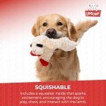 Multipet Lamb Chop Plush Dog Toy, 10.5 in