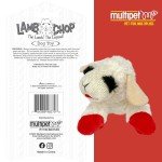Multipet Lamb Chop Plush Dog Toy, 10.5 in