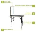 30-Inch Dog Grooming Table with Arm