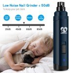 Rechargeable Quiet Dog Nail Grinder for Small Pets