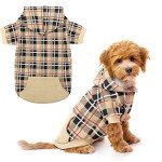 Plaid Dog Hoodie - Warm & Stylish Sweater