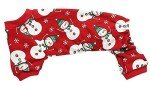Lanyarco Christmas Dog Pajamas - Snowman Design