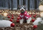 Lanyarco Christmas Dog Pajamas - Snowman Design