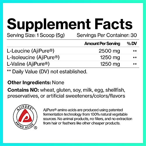Best BCAA - Ranked #1 on Labdoor - Branched Chain Amino Acids Capsules, Vegan BCAA Pills for Men and Women 2:1:1 2100mg (90ct)