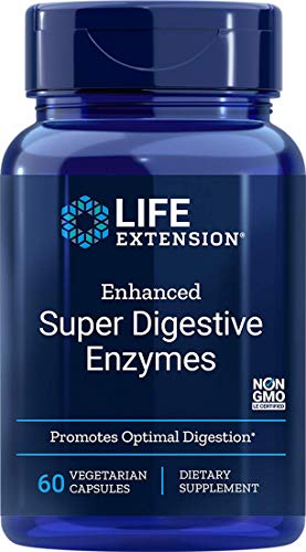 Life Extension Enhanced Super Digestive Enzymes 2-pack (2x60 Vegetarian Capsules)