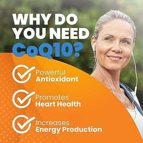 Doctor's Best High Absorption CoQ10 with BioPerine, Gluten Free Naturally Fermented, Heart Health & Energy Production, 100 mg, 60 SoFtgels