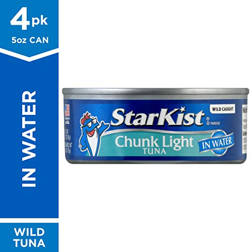 StarKist Chunk Light Tuna in Water - 5 oz Can (Pack of 4)
