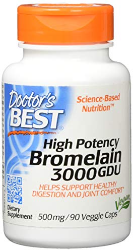 Doctors Best Best 3000 GDU Bromelain, 90 Vcaps
