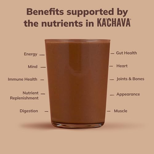 Ka’Chava Meal Replacement Shake - A Blend of Organic Superfoods and Plant-Based Protein - The Ultimate All-In-One Whole Body Meal. (Chocolate) 930g Bag = 15 meals (62g serving size)