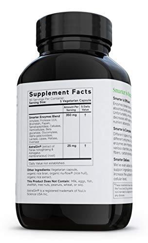 Smarter Enzymes - Digestive Enzymes for Digestion - Nutrient Absorption Aid & Daily Multi-Digestive Aids with 16 Natural Enzymes - Fights Bloating, Maximizes Energy, and Improves Immunity