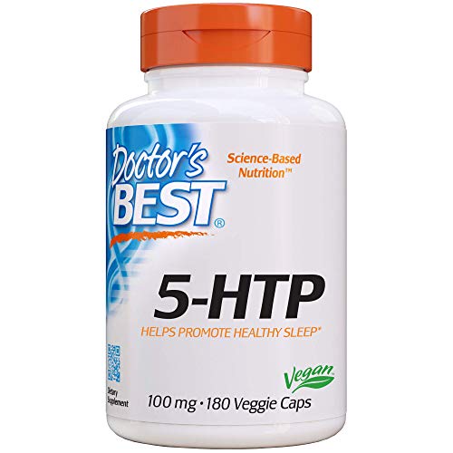 Doctor's Best 5-HTP, Promotes Mood Support, Calm & Relaxation, Non-GMO, Vegan, Gluten Free, Soy Free, 100 Mg