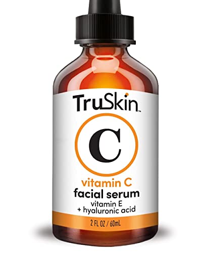 TruSkin Vitamin C Serum for Face – Anti Aging Face Serum with Vitamin C, Hyaluronic Acid, Vitamin E – Brightening Serum for Dark Spots, Even Skin Tone, Eye Area, Fine Lines & Wrinkles, 2 Fl Oz