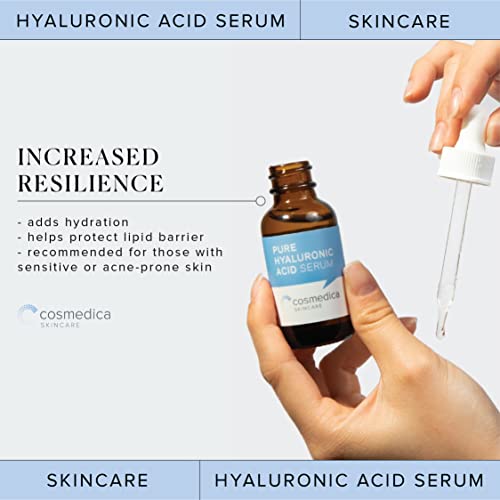Hyaluronic Acid Serum for Skin- 100% Pure-Anti-Aging Serum-Intense Hydration + Moisture, Non-greasy, Paraben-free-Hyaluronic Acid for Your Face (Pro Formula)