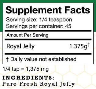 Stakich Fresh Royal Jelly - Pure, All Natural - No Additives/Flavors/Preservatives Added - 2 Ounce (57 Grams)
