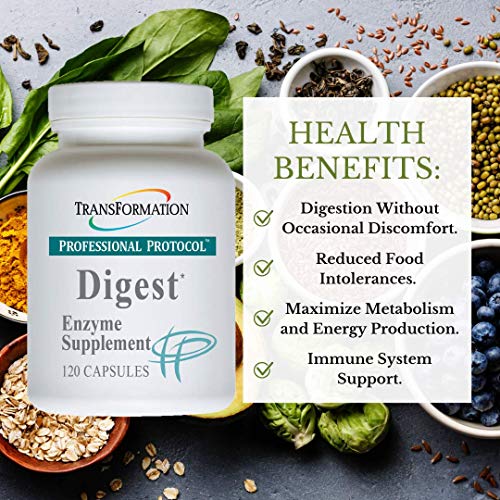 Transformation Enzyme - Digest* Capsules- Supports Overall Digestive and Immune System Health, Aids The Digestion of Lipids to Enhance The Performance of The Pancreas and Liver, (60)