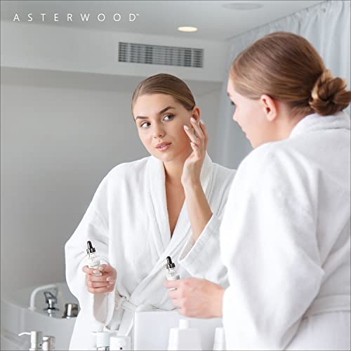 Asterwood Pure Hyaluronic Acid Serum for Face; Plumping Anti-Aging Face Serum, Hydrating Facial Skin Care Product, Fragrance Free, Pairs Well with Vitamin C Serum & Retinol Serum, 29ml/1 oz