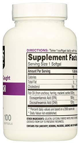 365 by Whole Foods Market, Oil Fish 1000 Mg, 100 Softgels