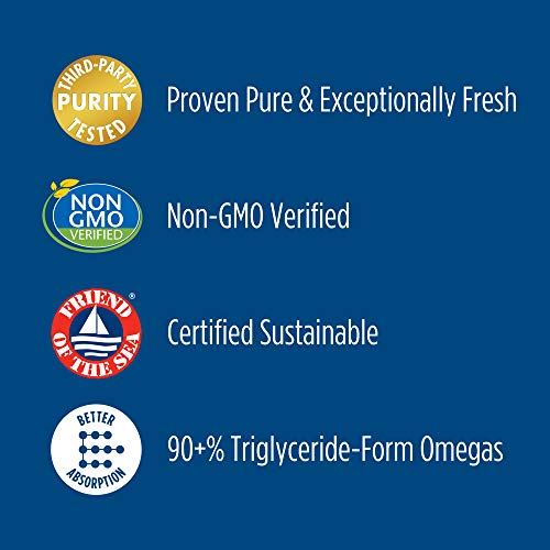 Nordic Naturals, Ultimate Omega, Fish Oil Supplement with Omega-3 DHA and EPA, Supports Heart Health and Brain Development, Burpless Lemon Flavor, (30 servings) 60 soft gels (FFP)
