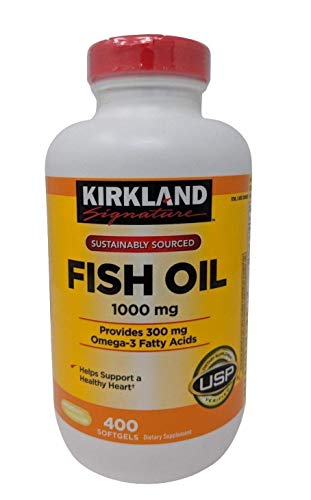 Kirkland Signature Fish oil 1000mg, 400 Count