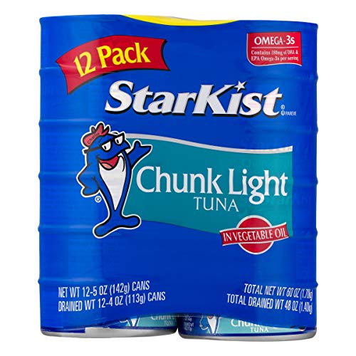 StarKist Chunk Light Tuna in Oil, 5 Oz, Pack of 12