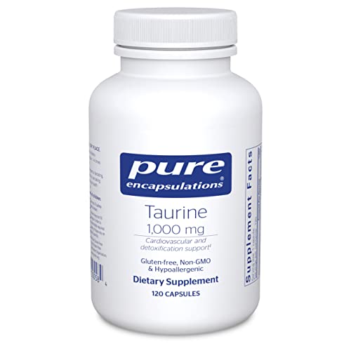 Pure Encapsulations Taurine 1,000 mg | Amino Acid Supplement for Liver, Eye Health, Antioxidants, Heart, Brain, and Muscles* | 120 Capsules