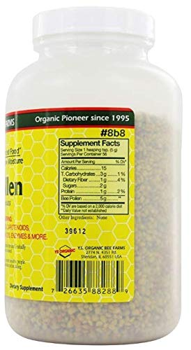 Bee Pollen - Low Moisture Whole Granulars - 10 oz (Pack of 3)