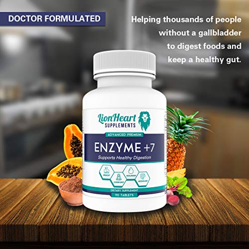 Digestive ENZYMES Supplement - Purified OX Bile Salts Gut - Digestive enzymes for no Gallbladder - Enzyme for Digestion Gas Relief - Helps Bloating, IBS, Acid Reflux, Constipation & Repair Leaky Gut