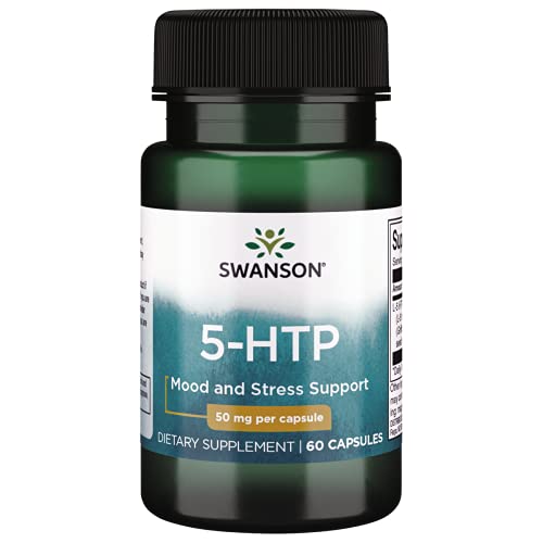 Swanson Premium Amino Acid 5-Htp - Extra Strength - 50 Milligrams 60 Capsules