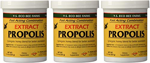 YS Eco Bee Farms Propolis Extract in Honey 11.4 oz jar (Pack of 3)