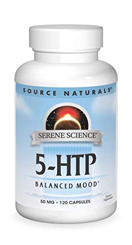Source Naturals Serene Science 5-HTP 50mg, Balanced Mood - 120 Capsules