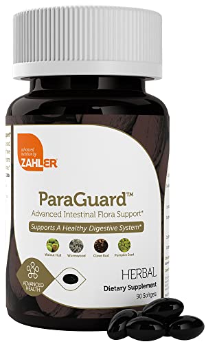 Zahler - ParaGuard Cleanse Softgel Capsules - Gut Health Detox Supplement - Formula has Wormwood, Garlic Bulb, Pumpkin Seed, Clove & More - Natural Cleanse Detox for Humans - Certified Kosher (90)