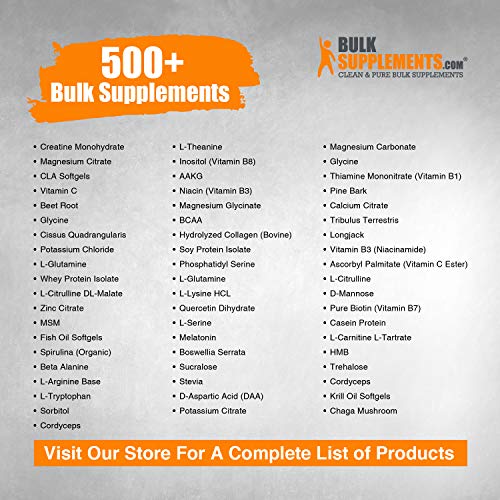 BulkSupplements.com Creatine Monohydrate (Micronized) (100 Vegetarian Capsules)