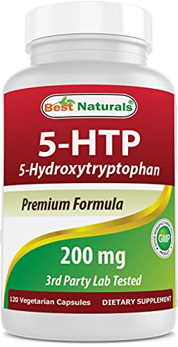 Best Naturals 5-HTP 200 mg Supplement 120 Vegetarian Capsules