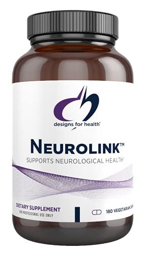 Designs for Health Neurolink - L-Tyrosine, GABA, 5-HTP, Inositol + Taurine Supplement - Designed to Support Mood, Neurological + Cognitive Health - Non-GMO (180 Capsules)