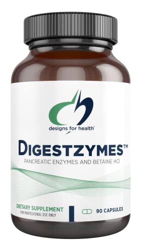 designs for health - Digestzymes Digestive Enzymes with Betaine HCL to Support Optimal Digestion, 90 Vegetarian Capsules