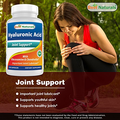 Best Naturals Hyaluronic Acid 100 mg 120 Capsules - Support Healthy Joints and Youthful Skin (859375002702)