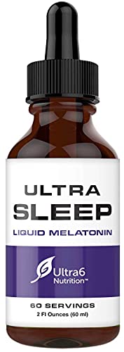 Melatonin Drops with Valerian Root, 5 HTP & Passion Flower. Liquid Melatonin Sleep Supplement - A Liquid Sleep aid blend