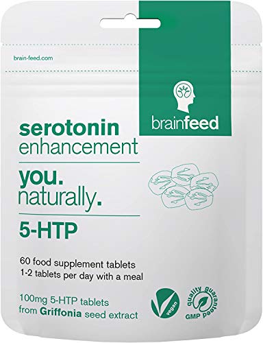 5-HTP – Serotonin Precursor |100mg 5 HTP per Tablet | Natural 5HTP Supplement from Griffonia Seed Extract | Mood Booster | 60 Tablets – 1 a Day