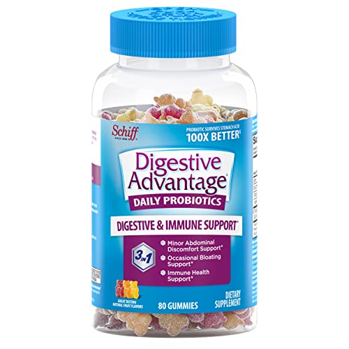 Digestive Advantage Kids Daily Probiotic - Natural Fruit Flavor Gummies with Digestive Advantage Kids Assorted Flavor Daily Probiotic Straws