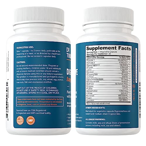 Dr. Tobias Digestive Enzymes Supplement